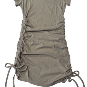 Ruched Short Sleeve Dress